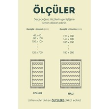 Dijital Baskılı Yıkanabilir Dot Taban Kaymaz Halı Yolluk Mutfak Salon Halısı Yolluğu