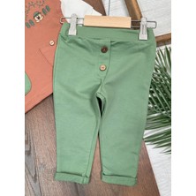Babybiscoi Ayıcık Nakışlı Polo Yaka Cep Detaylı 2'li Erkek Bebek Takım