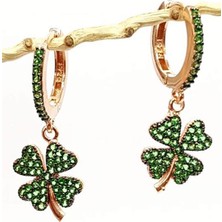 Ose Shop Yonca Figürlü Gümüş Bayan Küpe