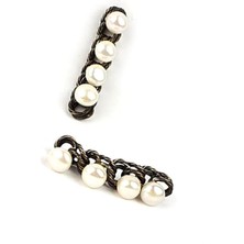 Ose Shop Tasarım 925 Ayar Gümüş Incili El Işi Lüks Küpe