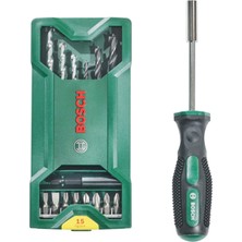 Bosch X-Line 15+1 Parça Mini Aksesuar Seti - 2607017654