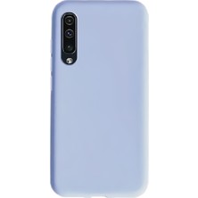 Marselit Samsung Galaxy A70 Uyumlu Premium Lansman Liquid Silikon Kılıf Içi Kadife-Lila