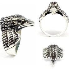 Ose Shop Kartal Figürlü Gümüş Yüzük