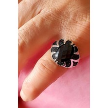 Ose Shop oniks taşlı gümüş erkek yüzük