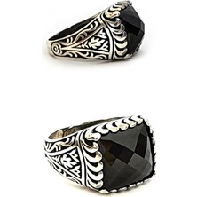Ose Shop Oniks Taşlı Gümüş erkek yüzük