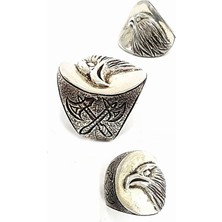 Ose Shop Kartal Figürlü Gümüş erkek yüzük