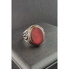 Ose Shop Akik Taşlı 925 ayar Gümüş Erkek Yüzük