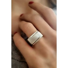 Ose Shop 925 ayar modern tasarım gümüş yüzük