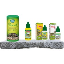 Purecanpati Kaplumbağa Bakım ve 22 gr Yem Seti(Vitamin,kabuk ve Su Düzenleyici)