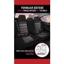 Galaxy Oto Koltuk Kılıfı Lion Serisi Üniversal- 5 Koltuk Tam Set