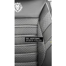 Galaxy Oto Koltuk Kılıfı Lion Serisi Üniversal- 5 Koltuk Tam Set