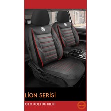 Galaxy Oto Koltuk Kılıfı Lion Serisi Üniversal- 5 Koltuk Tam Set