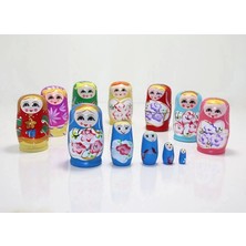 5'li Ahşap Matruşka ALK1204