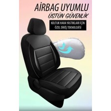 Galaxy Ortopedik Deri Oto Koltuk Kılıfı Safir Serisi  - Üniversal