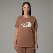The North Face W Ss Relaxed Easy Tee Kadin Kahverengi Tshirt NF0A8A6GAIA1