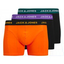 Jack Jones Jacben Solıd Trunks 3 Pack Erkek Siyah Boxer 12268601-02