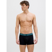 Jack Jones Jacben Solıd Trunks 3 Pack Erkek Siyah Boxer 12268601-02