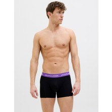Jack Jones Jacben Solıd Trunks 3 Pack Erkek Siyah Boxer 12268601-02