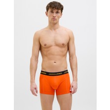 Jack Jones Jacben Solıd Trunks 3 Pack Erkek Siyah Boxer 12268601-02