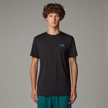 The North Face M S/s Box Nse Taılgrıd Infıll Tee Erkek Siyah Tshirt NF0A8C4U9431
