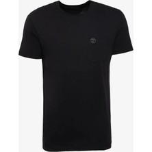 Timberland Dunstan Rıver Chest Pocket Short Sleeve Erkek Siyah Tshirt TB0A2CQYX651