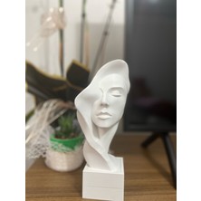Başak Kadını Biblo Heykel Hediyelik Ev Dekorasyonu 21 cm