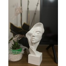 Başak Kadını Biblo Heykel Hediyelik Ev Dekorasyonu 21 cm