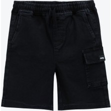 Jeep Siyah Erkek Çocuk Şort