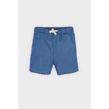 DeFacto Beli Lastikli Jean Şort Erkek Bebek E6837A525SM