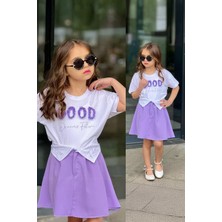 Miniğimin Cicileri Good Dreams Kız Çocuk Etekli takım - Lila