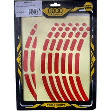 Gogo Jant Şeridi Kırmızı Universal