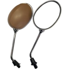 Motobir Ayna Takımı Kahverengi 10MM Arora Cappucino 50CC