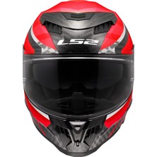 Dragon Karbon Trax Kırmızı Kask