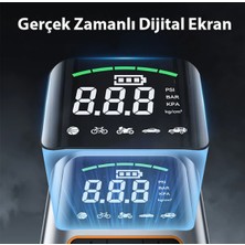 Mefa Ös  Dijital Basınç Göstergeli Oto Lastik Şişirme Pompası Hava Kompresörü ST-5528