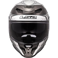 Dragon Karbon Enthum Siyah-Gri Kask