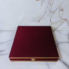 Dm Porselen Plaket Tabak 25  cm  Kadife Kutu