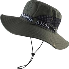 Tezzgelsin  Fileli Hava Alabilen Katlanabilir Safari Outdoor Yürüyüş ve Plaj Şapkası