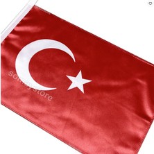 Goldsea Marine Tekne Türk Bayrağı Çift Katlı Saten Kumaş