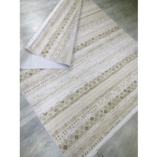 Andromeda Tuğran , Ipeksi Viskon Triko Akrilik Dokuma Bergama Oturma Odası ve Salon Halısı