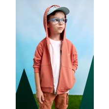 04-10 Yaş Arası Mayoral Turuncu Fermuarlı Hırka - Turuncu