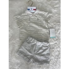 Nurcan Bebe Toscana Yakalı Şortlu Takım