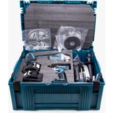 36V Super Sarjlı 7li Yedili Matkap Set 4x Akü 2x Sarj Cihazı Yedili Set (Powerbank&led+ Ş.HILTI+Ş.SPRAL+S.SIKMA+13 mm Ç.mandren+Ş.dekupaj+Sunta Kesme)

