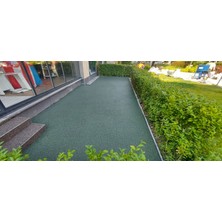 Isopave Yeşil Taş Halı Kendin Uygula Kiti - Kolay Uygulama Stone Carpet Seti (İç/Dış Mekan Uyumlu)