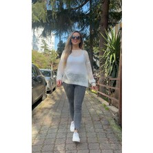 Rich Star Gri Yüksek Bel Dar Kesim Likralı Jean