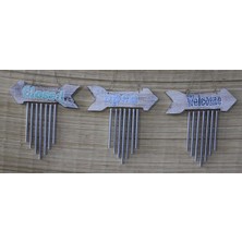 Akıllı Durak Ok Modelli Metal Çan