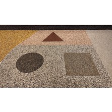 Isopave Bordo Taş Halı Kendin Uygula Kiti - Kolay Uygulama Stone Carpet Seti (İç/Dış Mekan Uyumlu)