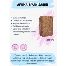 Fadhila Organics 250 gr Afrika Siyah Sabun %100 Saf ve Doğal