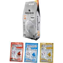 Carbon Grey Kedi Kumu 10LT +Kum Koku Giderici 3 Adet