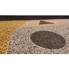 Isopave Bej Taş Halı Kendin Uygula Kiti - Kolay Uygulama Stone Carpet Seti (İç/Dış Mekan Uyumlu)