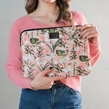 Lıly Coral Laptop Case 13"&14"- Zambak Desenli Laptop&macbook&ıpad Kılıfı